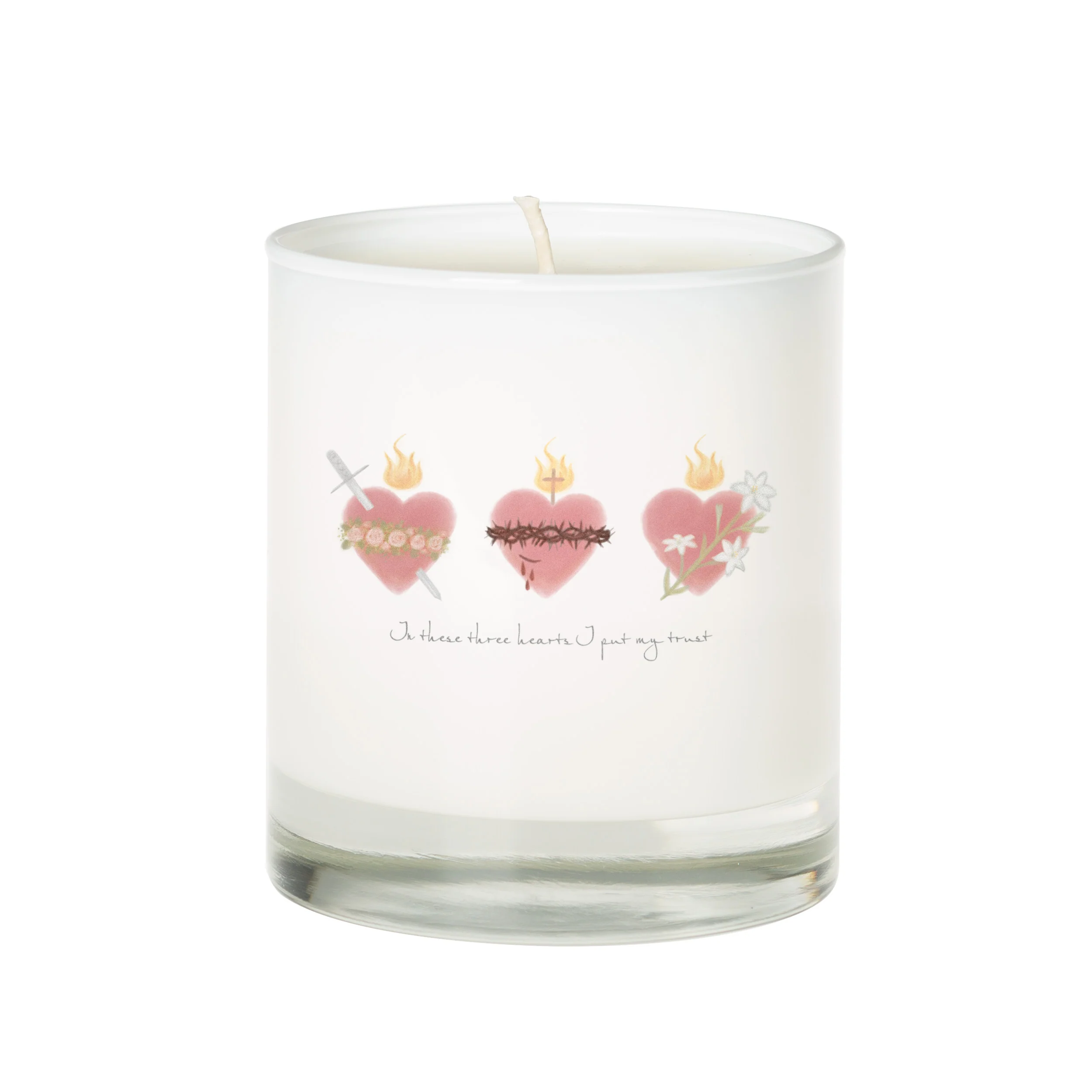 Three Hearts Candle - Image 2
