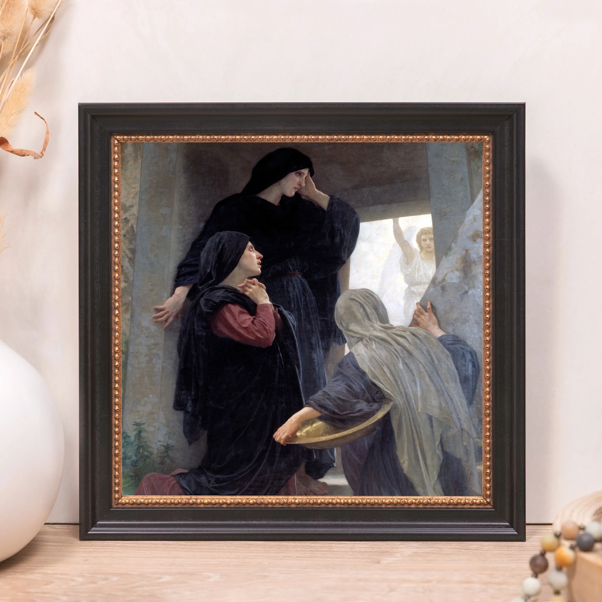 Three Marys at the Tomb Framed Canvas - Sacred Mini Collection - Image 10