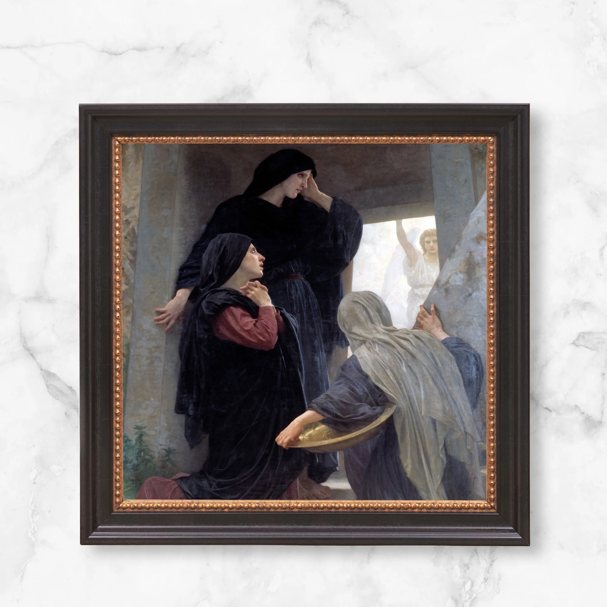 Three Marys at the Tomb Framed Canvas - Sacred Mini Collection - Image 11