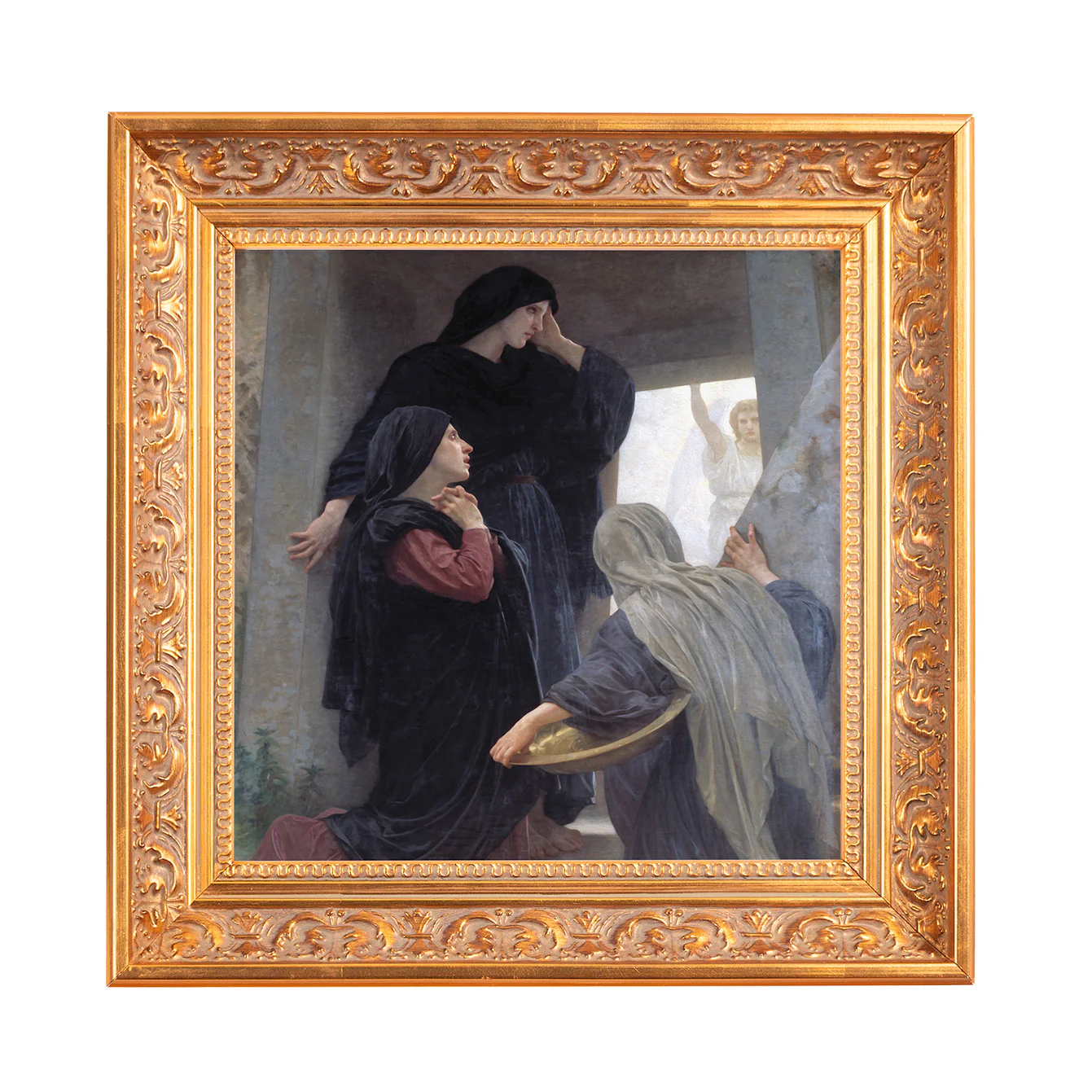 Three Marys at the Tomb Framed Canvas - Sacred Mini Collection - Image 3