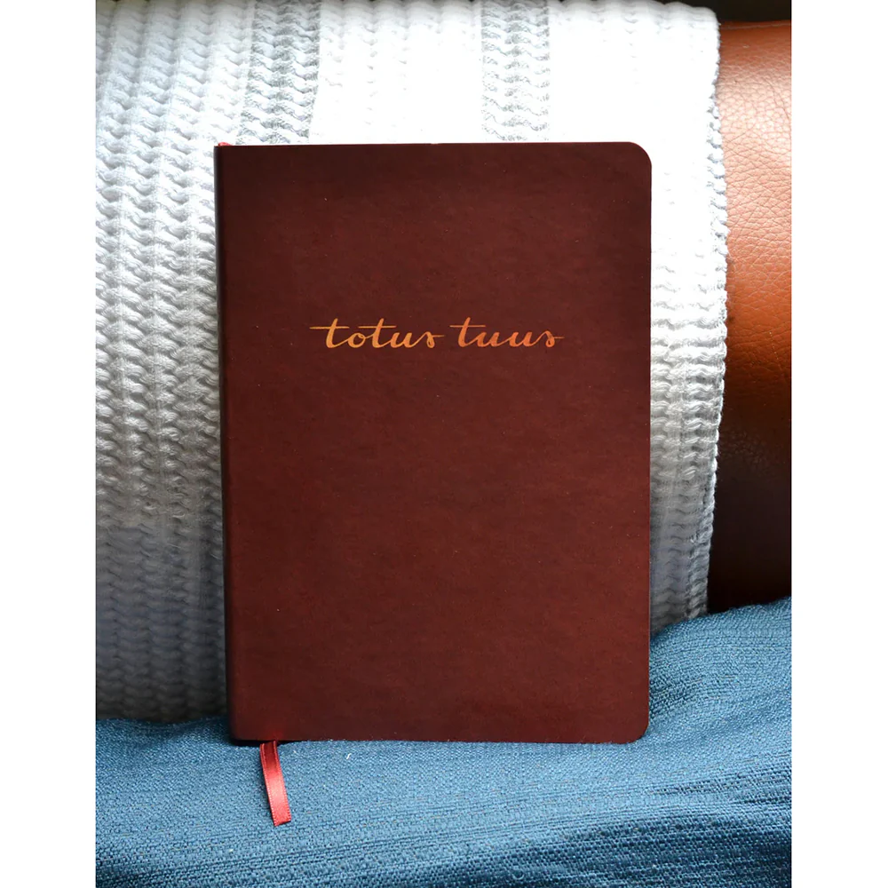 Totus Tuus Brown Leatherette Journal