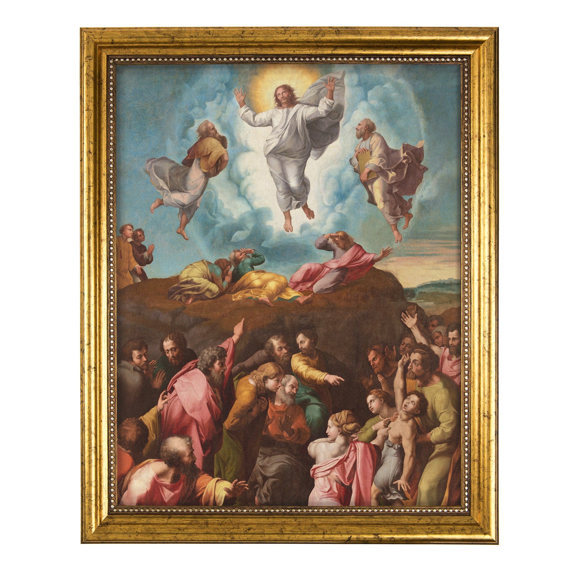 Transfiguration Antique Gold Framed Print - 8" x 10" - Image 2
