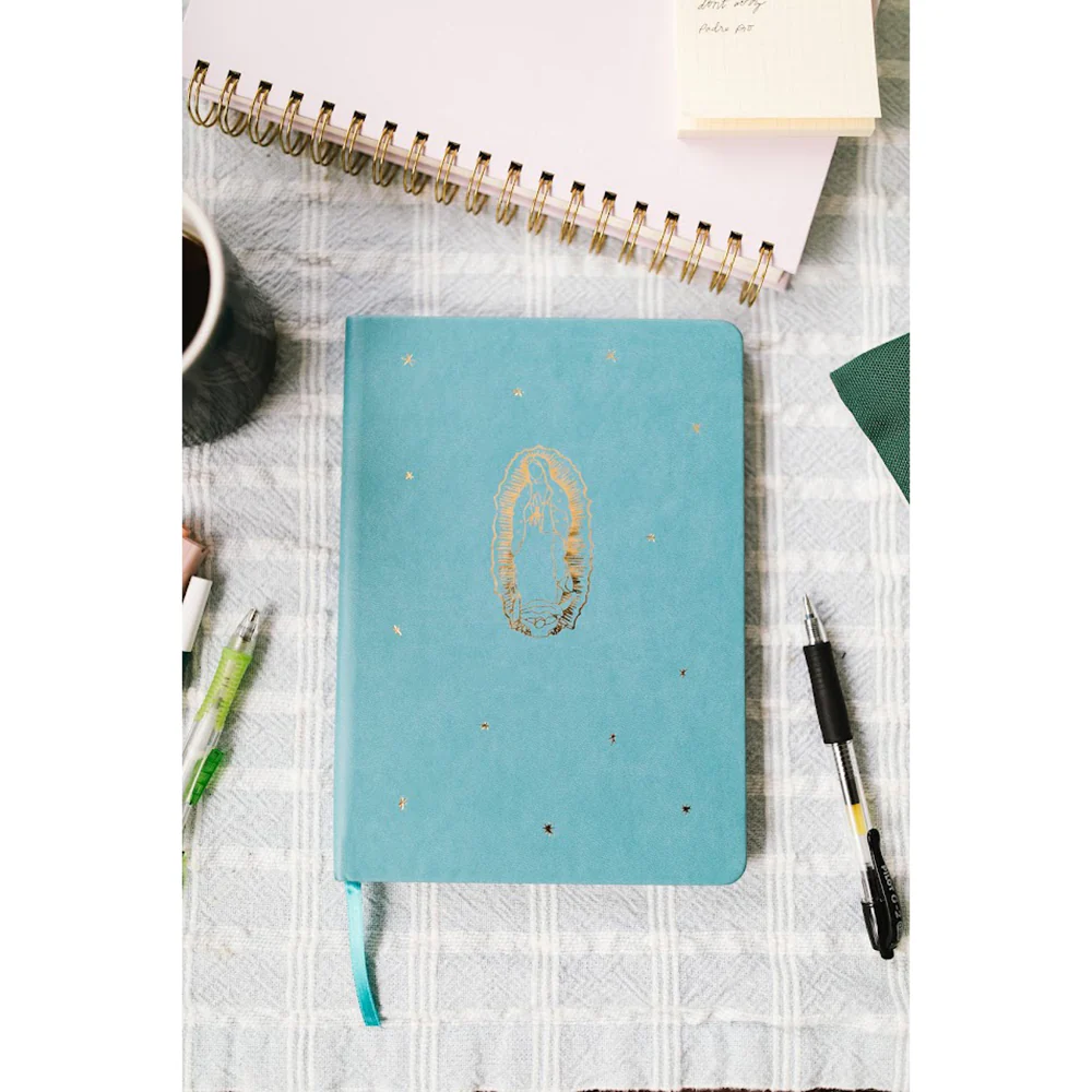 Turquoise Our Lady of Guadalupe Leatherette Journal - Image 5