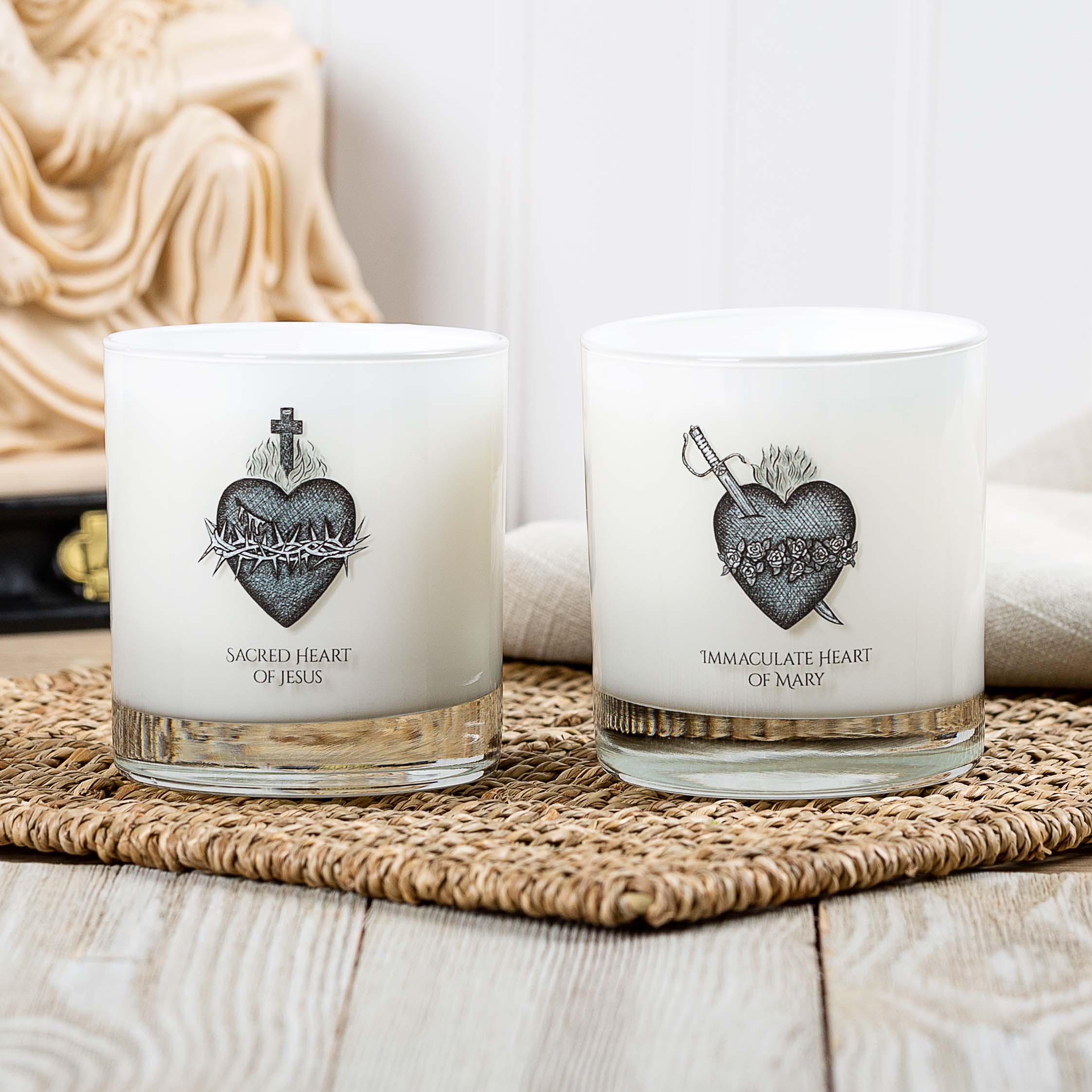 Two Hearts Candle Set