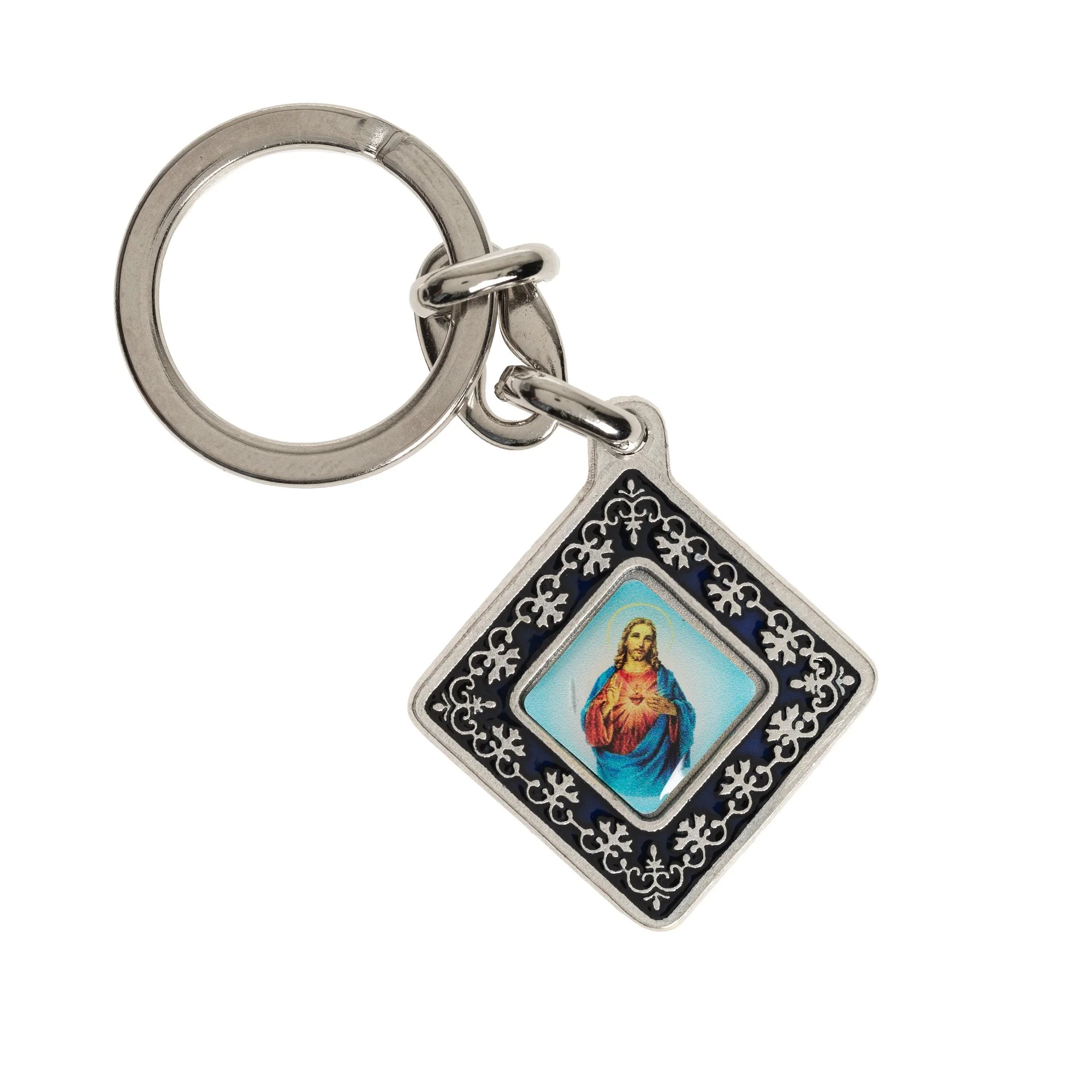 Two Hearts Keyring