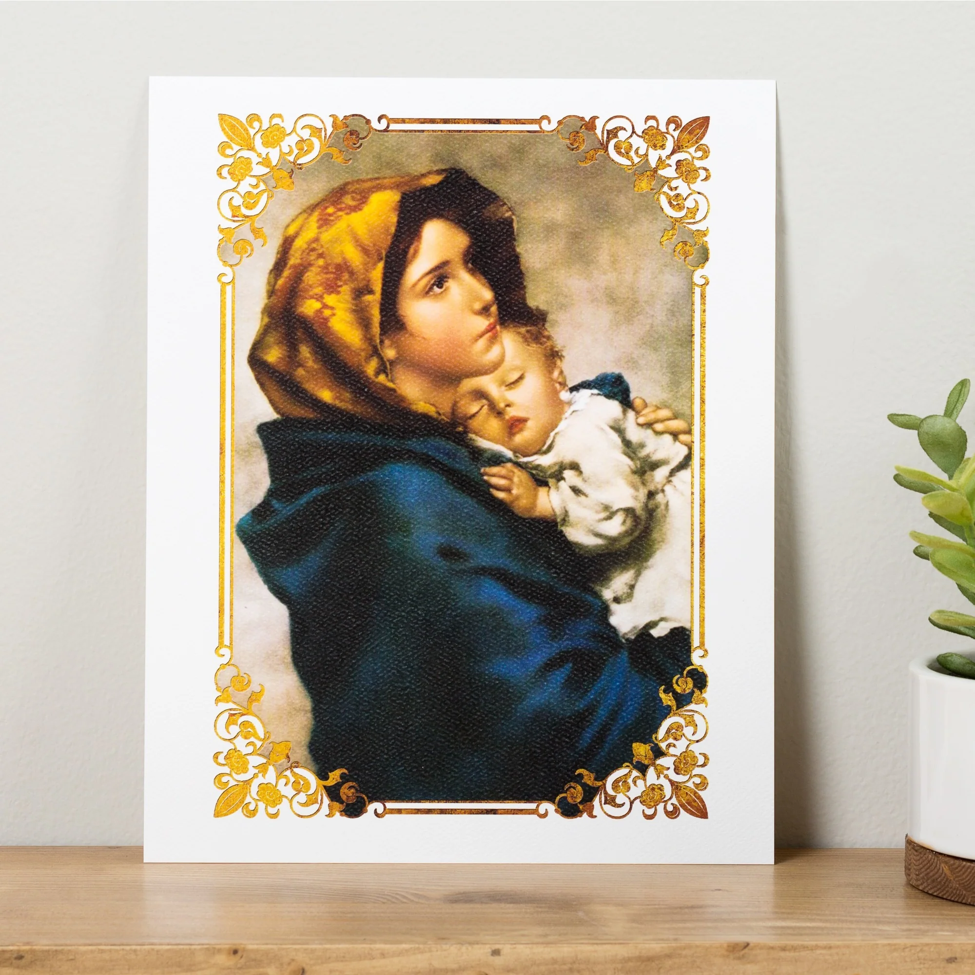 Unframed Madonna Streets Art Print - 8x13"