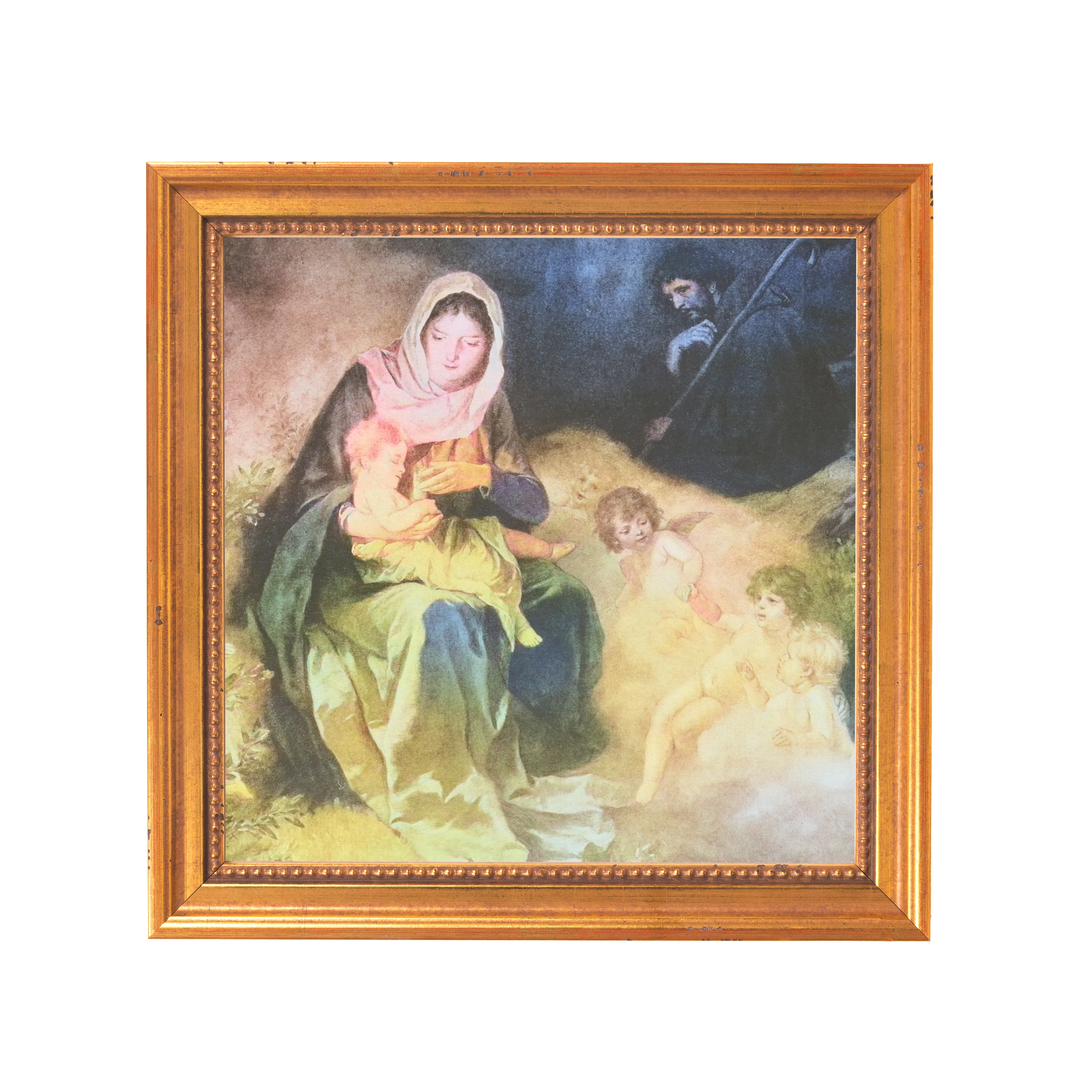 Vintage Holy Night Framed Canvas - Sacred Mini Collection - Image 7