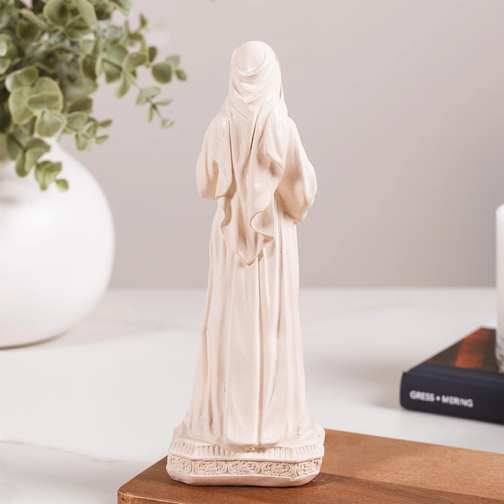 Virgin of Sweet Expectation - White or Hand Painted - 8" - Image 3