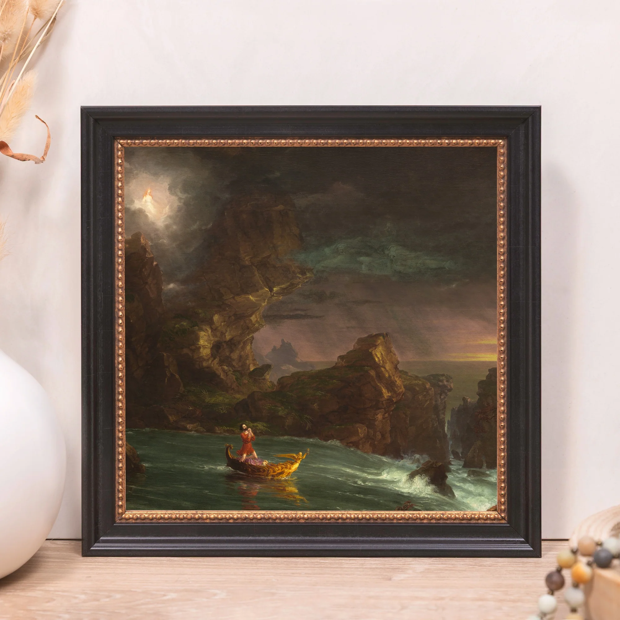 Voyage of Life: Manhood Framed Canvas - Sacred Mini Collection - Image 3