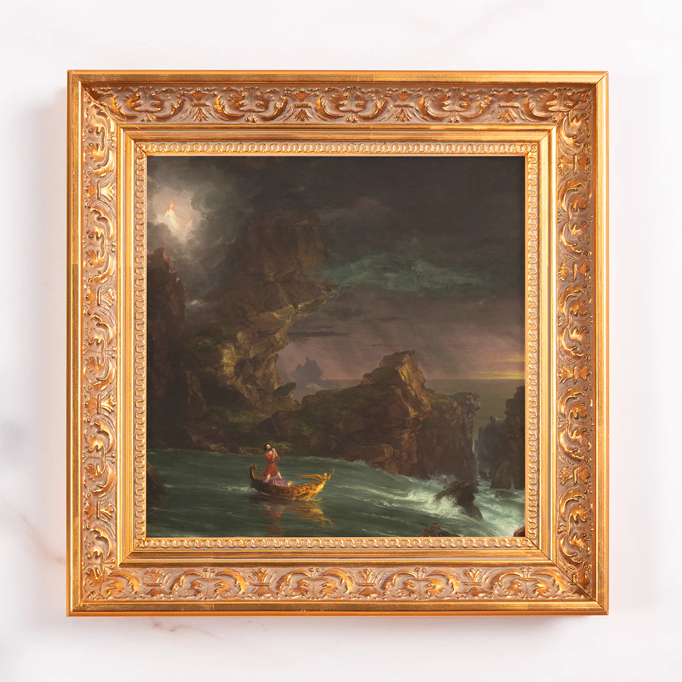 Voyage of Life: Manhood Framed Canvas - Sacred Mini Collection - Image 6