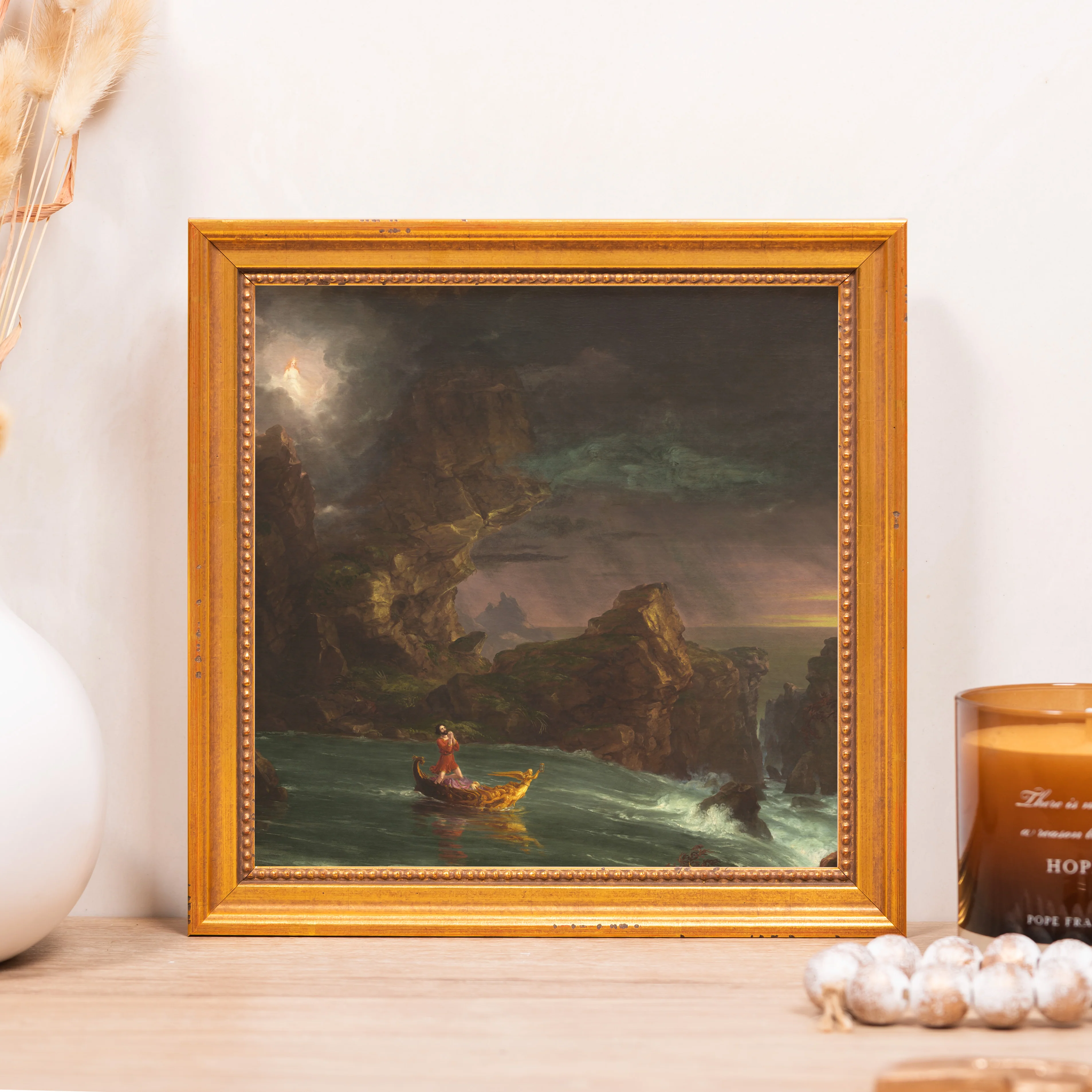 Voyage of Life: Manhood Framed Canvas - Sacred Mini Collection - Image 8