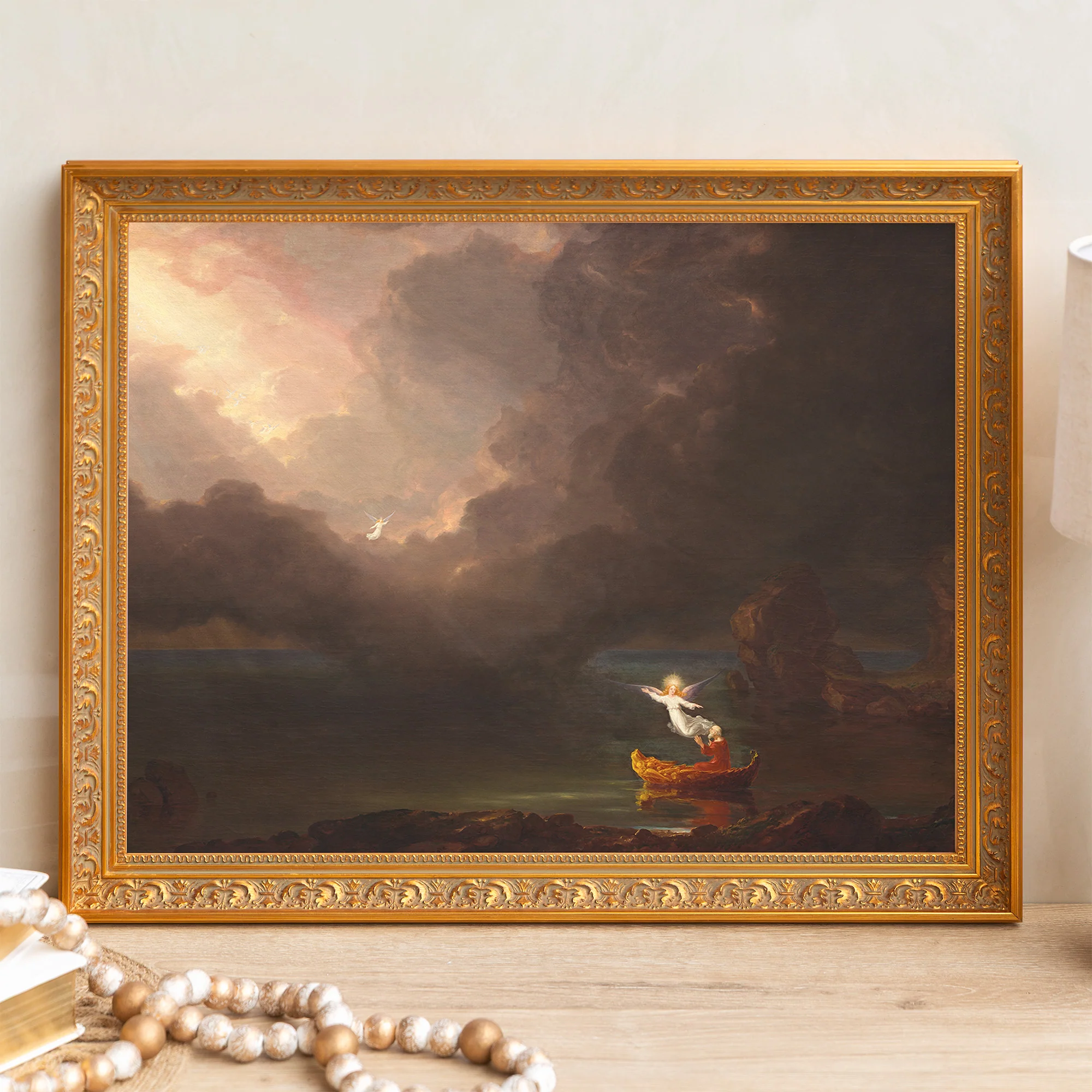Voyage of Life: Old Age Framed Canvas - Sacred Signature Collection