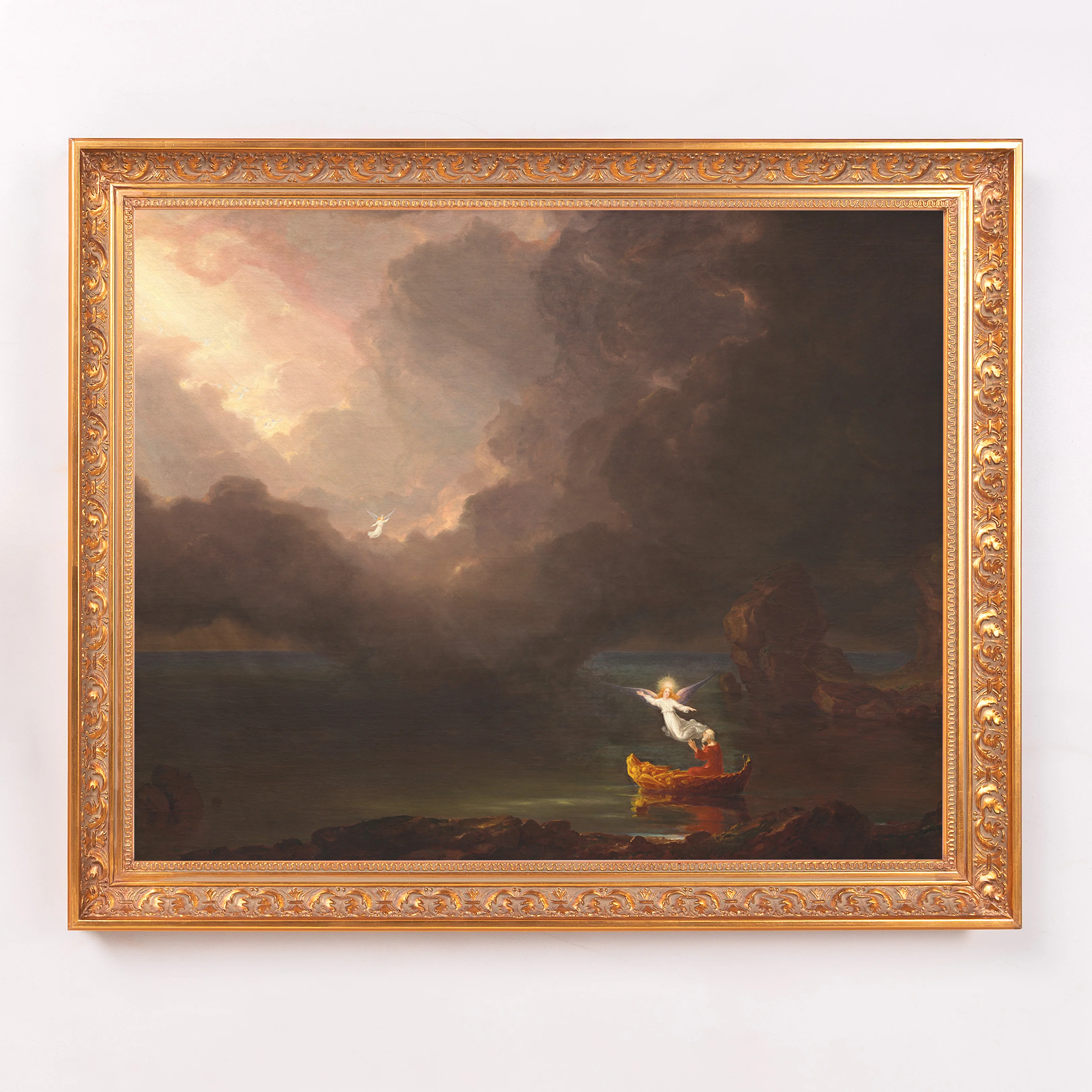 Voyage of Life: Old Age Framed Canvas - Sacred Signature Collection - Image 2