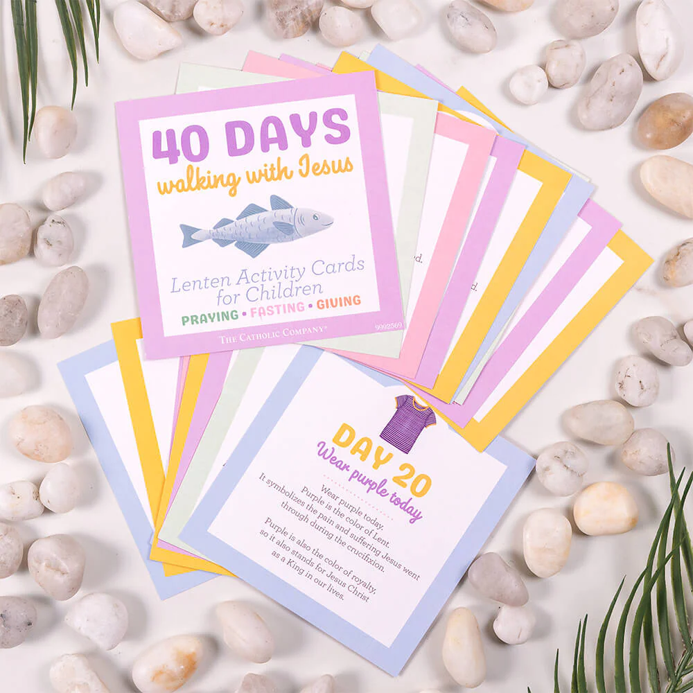 Walking with Jesus Lenten Activity Card Pack for Kids - Image 2