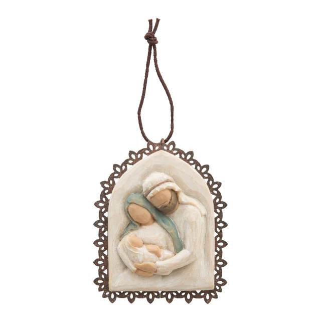 Willow Tree Holy Family Metal Edged Ornament - Image 3