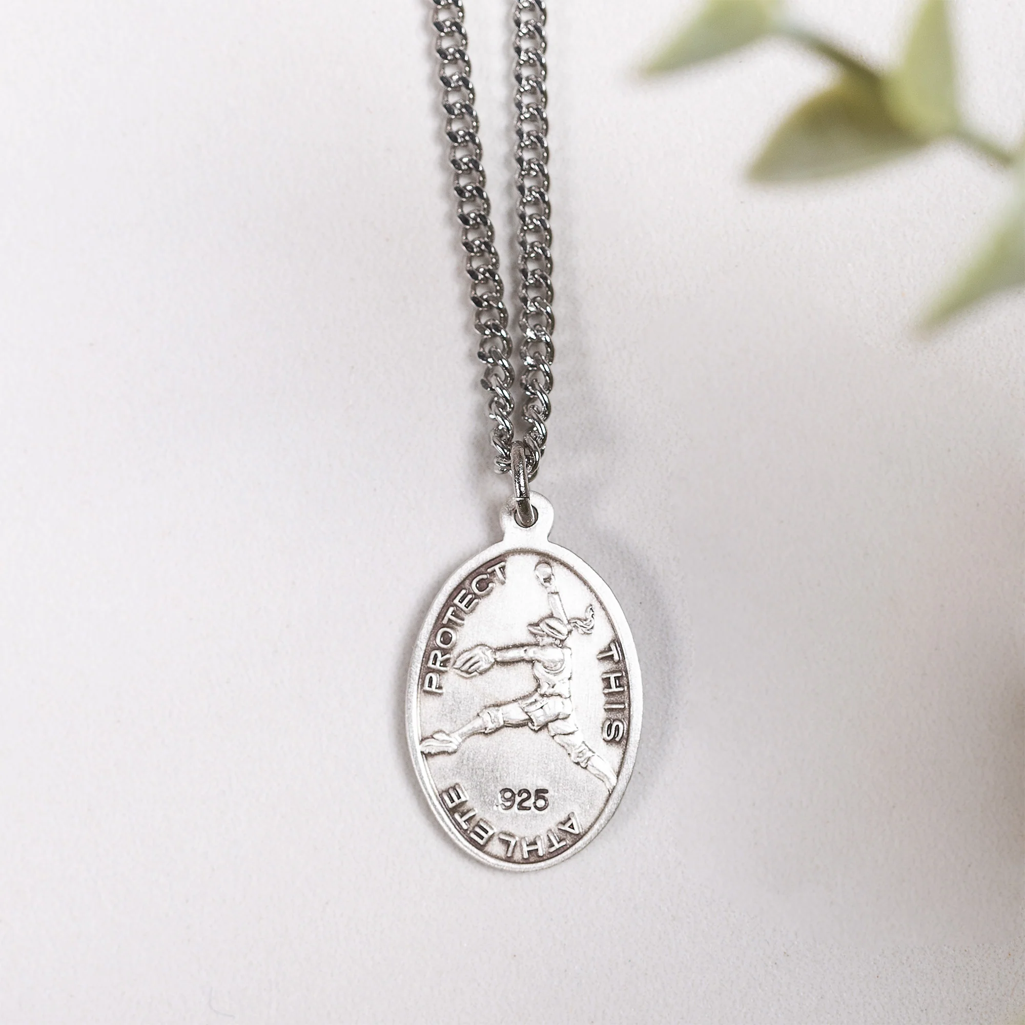 Women & Girls St. Sebastian Patron of Athletes Necklace - Multiple Sports - Image 7