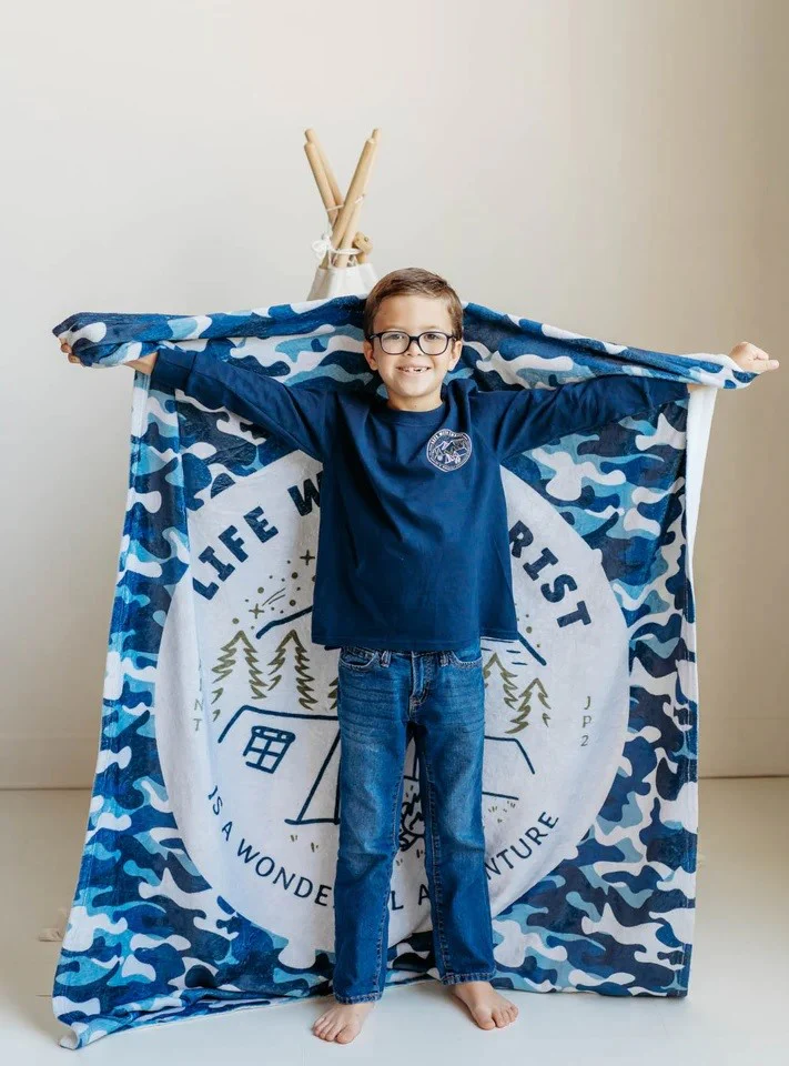 Wonderful Adventure Fleece Throw Blanket - Image 2
